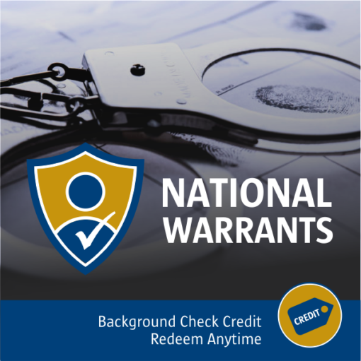 National Warrants Search background check