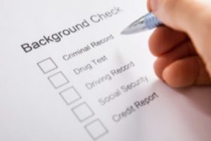Pre-employment background check