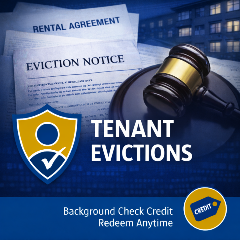 tenant eviction check