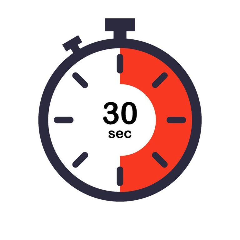 30 sec stop watch