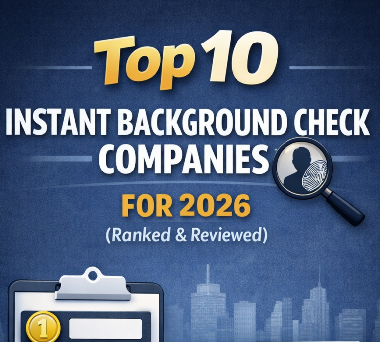 2026 background check companies